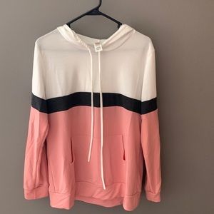 Worn once cute hooded sweatshirt for spring!